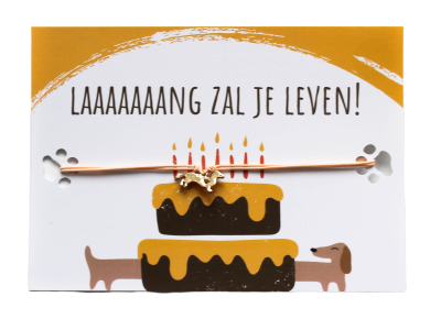 TECKEL ARMBANDJE & KAART | JARIG