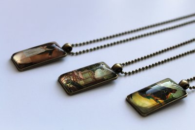 DACHSHUND KETTING | GLAS & PRENTEN