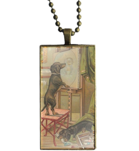 DACHSHUND KETTING | GLAS & PRENTEN
