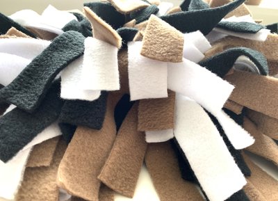 HERSENWERK SNUFFELMAT | BRUIN, WIT, ZWART