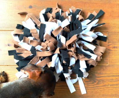 HERSENWERK SNUFFELMAT | BRUIN, WIT, ZWART