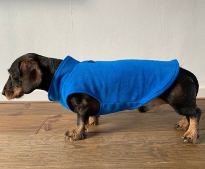 TECKEL TRUI | FLEECE BLAUW