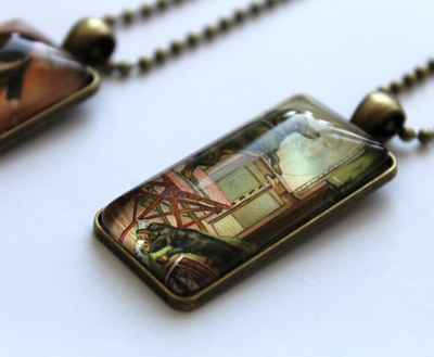 DACHSHUND KETTING | GLAS & PRENTEN