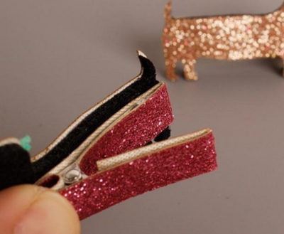 GLITTER TECKELS | HAARKNIPJES | SET VAN 2