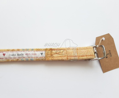 HALSBAND | TWEED & TARTAN GEEL