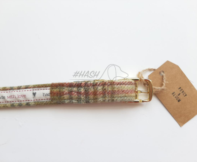 HALSBAND | TWEED & TARTAN BEIGE / GROEN