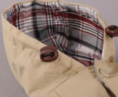 TECKEL JAS | TRENCHCOAT CAPUCHON | KHAKI