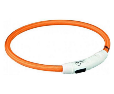 LICHTGEVENDE HALSBAND | USB OPLAADBAAR | ORANJE