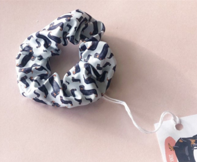 TECKEL HAAR SCRUNCHIE | LICHTBLAUW