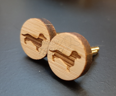 TECKEL MANCHETKNOPEN | HOUT HANDWERK
