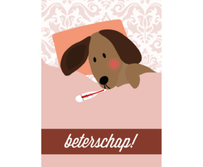 TECKEL ANSICHTKAART | BETERSCHAP