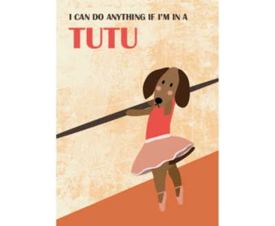 TECKEL ANSICHTKAART | TUTU