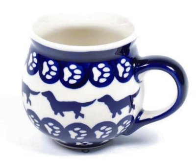 BUNZLAU TECKEL | SOEPKOM, KOFFIE / THEE MOK L | DONKER