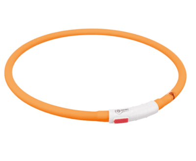 LICHTGEVENDE HALSBAND | USB OPLAADBAAR | ORANJE
