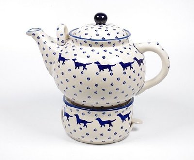 BUNZLAU TECKEL | THEESTOOF VOOR THEEPOT | M