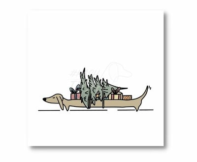 FRECKLE KERSTKAARTEN | MET ENVELOP | 5 STUKS 