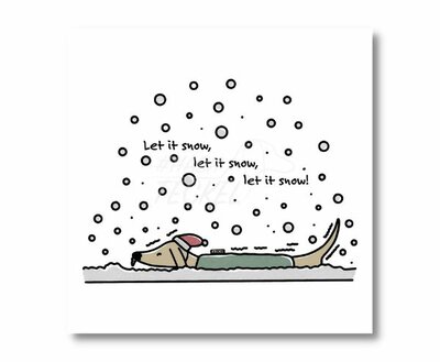 FRECKLE KERSTKAARTEN | MET ENVELOP | 5 STUKS 
