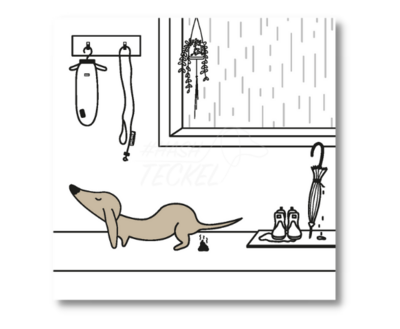 FRECKLE GREETING CARD | POOPING | WITH ENVELOPE