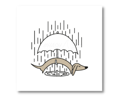 FRECKLE GREETING CARD | UMBRELLA | WITH ENVELOPE