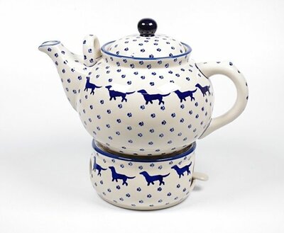 BUNZLAU TECKEL | THEESTOOF VOOR THEEPOT | M