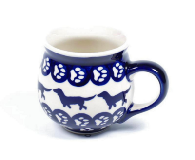 BUNZLAU TECKEL KOFFIE / THEE BOL MOK | M | DONKER