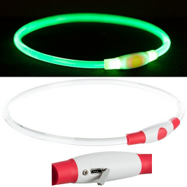 LICHTGEVENDE HALSBAND | USB OPLAADBAAR | GROEN