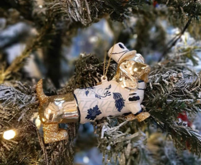 TECKEL KERSTHANGER | GOUD & DELFTSBLAUW | VONDELS