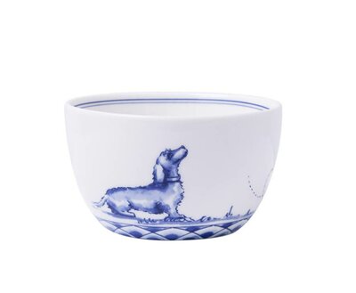 NHAAN DACHSHUND DIPPING BOWL | DELFTS BLUE