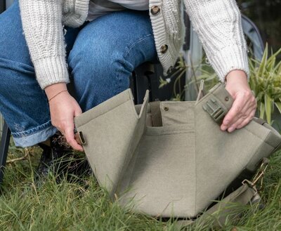 TECKEL DRAAGTAS 2 IN 1 | TOT 7 KG | LEGERGROEN