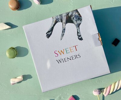 DACHSHUND CASTLE PLATES | SIX PIECES | SWEET WIENERS
