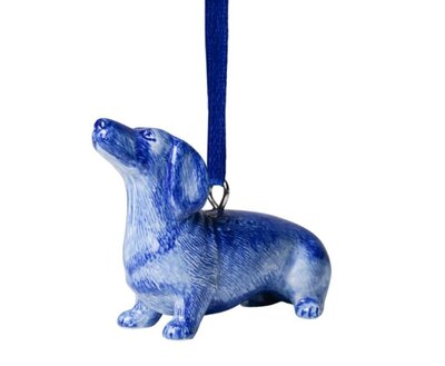 HANGEND TECKEL BEELDJE | LIGGEND