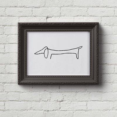 TECKEL LAPTOP/AUTO STICKER | PICASSO
