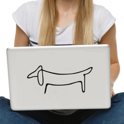 TECKEL LAPTOP/AUTO STICKER | PICASSO