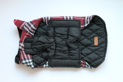 TECKEL JAS | WATERDICHT ROOD / ZWART