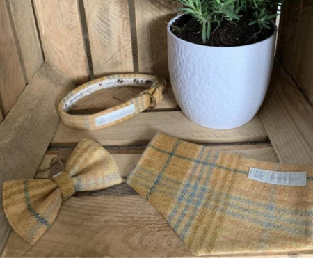 BANDANA | TWEED & TARTAN GEEL