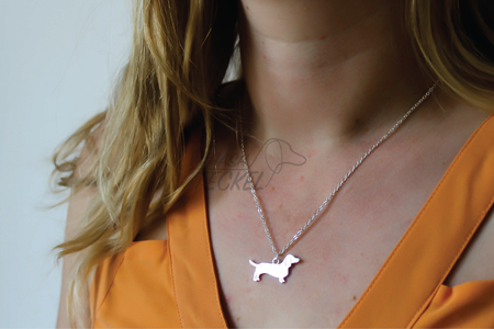 TECKEL KETTING | ZILVER