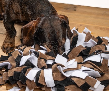 HERSENWERK SNUFFELMAT | BRUIN, WIT, ZWART