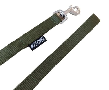 HASHTECKEL'S TECKEL RIEM | BASIC | LEGERGROEN