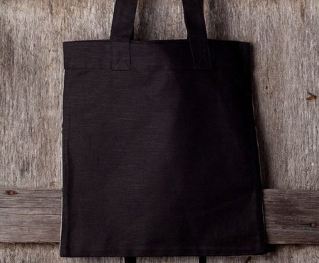 TECKEL SHOPPER / TAS | LINNEN | ZWART