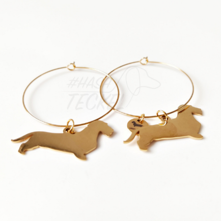 DACHSHUND EARRINGS | GOLD | OTTA'S FRIENDS