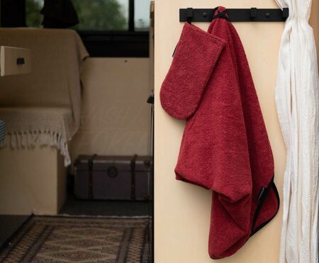 DRYING CLOTH | BURGUNDY RED