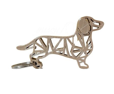 TECKEL SLEUTELHANGER | CHAMPAGNE