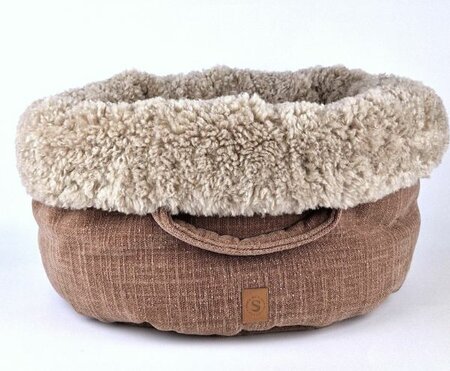 DACHSHUND BED | BLUSH