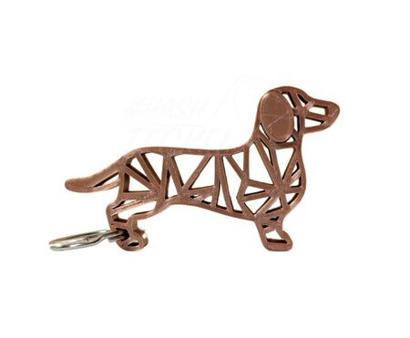 TECKEL SLEUTELHANGER | ROSÉ GOUD